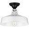 Progress Lighting Cedar Springs Collection White One-Light Semi-Flush Mount P550070-030 - alternate 7